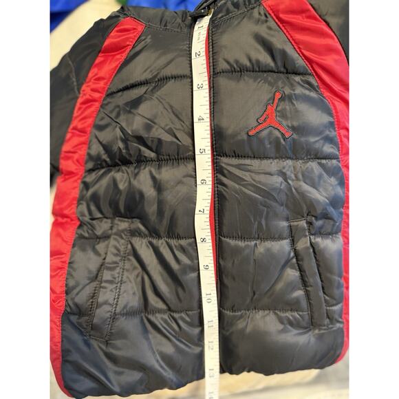 Air Jordan Puffer Jacket Toddler Sz 18 Month Hooded Full Zip Lined Logo - Picture 11 of 13